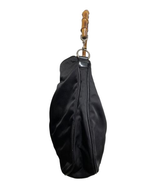 GUCCI（グッチ）GUCCI (グッチ) バンブーハンドバッグ ブラックの古着・服飾アイテム