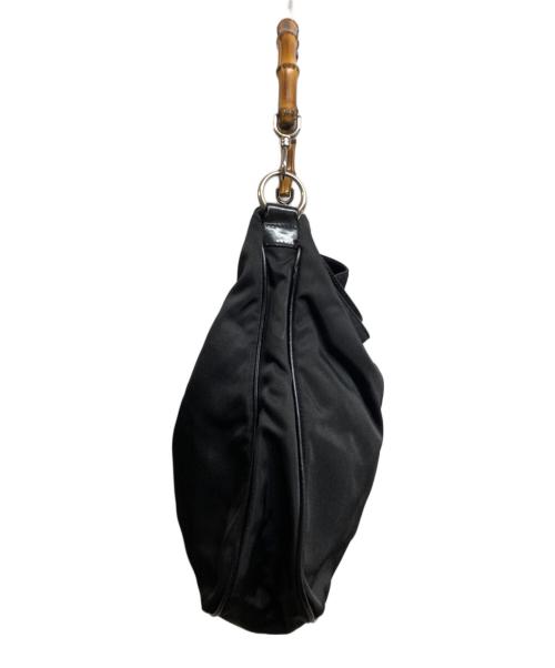 GUCCI（グッチ）GUCCI (グッチ) バンブーハンドバッグ ブラックの古着・服飾アイテム