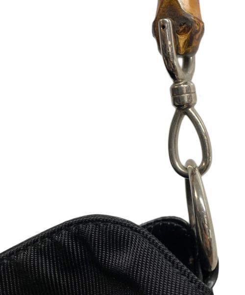 GUCCI（グッチ）GUCCI (グッチ) バンブーハンドバッグ ブラックの古着・服飾アイテム