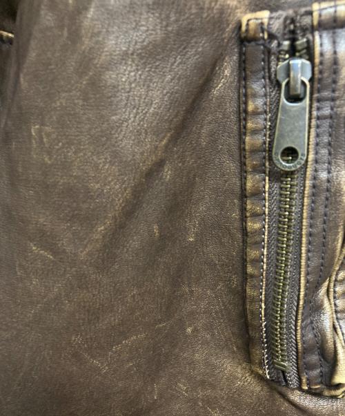 SLY（スライ）SLY (スライ) VINTAGE F／LEATHER S／ブルゾン ブラック サイズ:Freeの古着・服飾アイテム