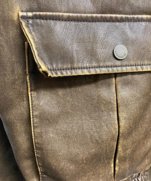 SLY（スライ）SLY (スライ) VINTAGE F／LEATHER S／ブルゾン ブラック サイズ:Freeの古着・服飾アイテム