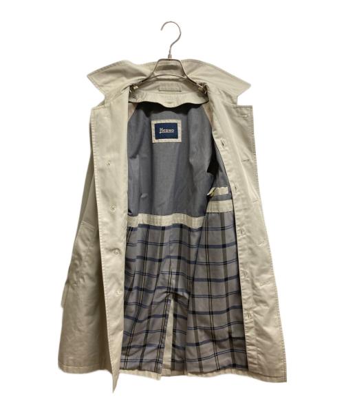 HERNO（ヘルノ）HERNO (ヘルノ) ライナー付ステンカラーコート ベージュ サイズ:44の古着・服飾アイテム