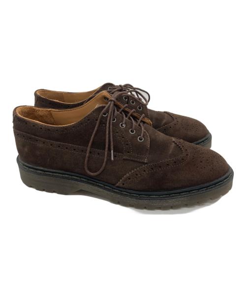 EMPORIO ARMANI（エンポリオアルマーニ）EMPORIO ARMANI (エンポリオアルマーニ) ウィングチップシューズ ブラウン サイズ:7の古着・服飾アイテム