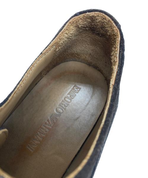 EMPORIO ARMANI（エンポリオアルマーニ）EMPORIO ARMANI (エンポリオアルマーニ) ウィングチップシューズ ブラウン サイズ:7の古着・服飾アイテム