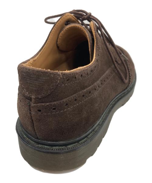 EMPORIO ARMANI（エンポリオアルマーニ）EMPORIO ARMANI (エンポリオアルマーニ) ウィングチップシューズ ブラウン サイズ:7の古着・服飾アイテム