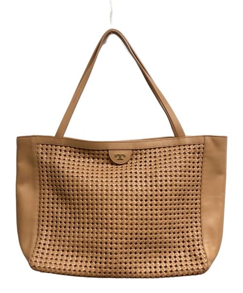 TORY BURCH（トリーバーチ）TORY BURCH (トリーバーチ) エリカトートバッグ ベージュの古着・服飾アイテム