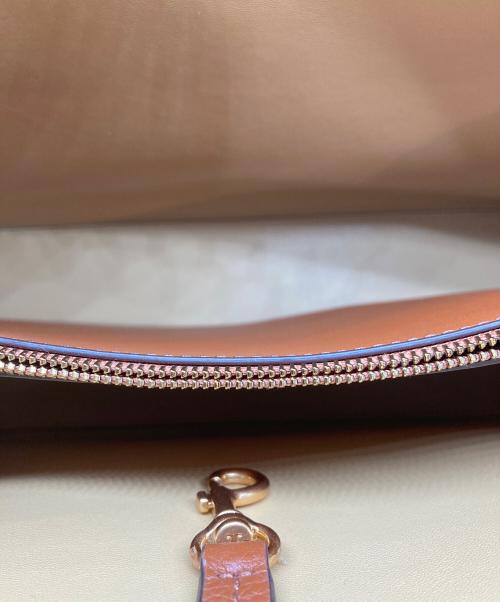 TORY BURCH（トリーバーチ）TORY BURCH (トリーバーチ) ブレイクトートバッグ ブラウンの古着・服飾アイテム