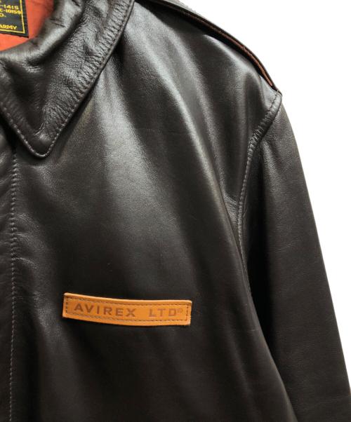 AVIREX（アヴィレックス）AVIREX (アヴィレックス) A-2 PLANE FLIGHTJACKET ブラウン サイズ:42の古着・服飾アイテム
