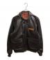 AVIREX（アヴィレックス）の古着「A-2 PLANE FLIGHTJACKET」｜ブラウン