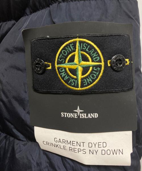 STONE ISLAND（ストーンアイランド）STONE ISLAND (ストーンアイランド) GARMENT DYED CRINKLE REPS NY DOWN ネイビー サイズ:S 未使用品の古着・服飾アイテム