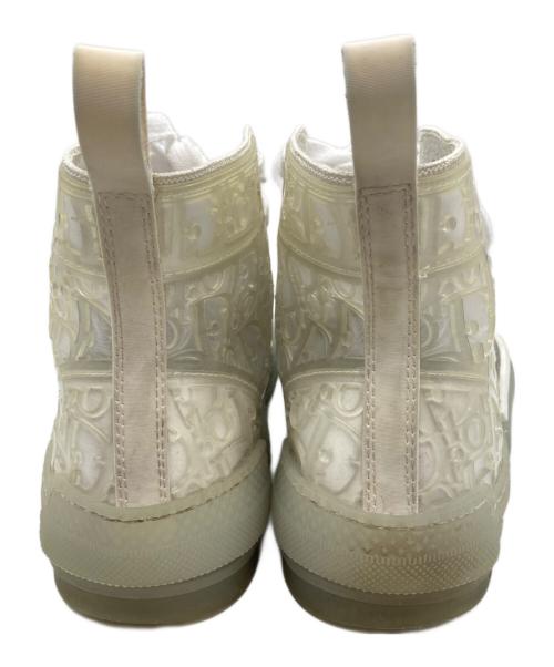 Dior（ディオール）Dior (ディオール) B23 クリア ハイカットスニーカー ホワイト サイズ:40の古着・服飾アイテム