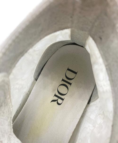 Dior（ディオール）Dior (ディオール) B23 クリア ハイカットスニーカー ホワイト サイズ:40の古着・服飾アイテム