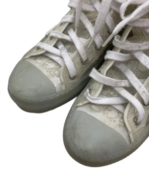 Dior（ディオール）Dior (ディオール) B23 クリア ハイカットスニーカー ホワイト サイズ:40の古着・服飾アイテム