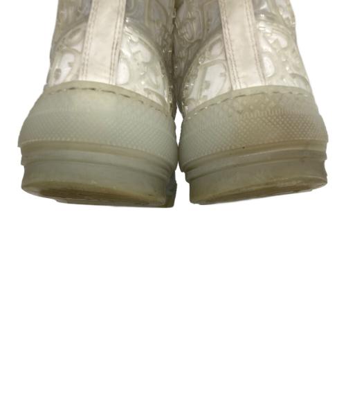 Dior（ディオール）Dior (ディオール) B23 クリア ハイカットスニーカー ホワイト サイズ:40の古着・服飾アイテム