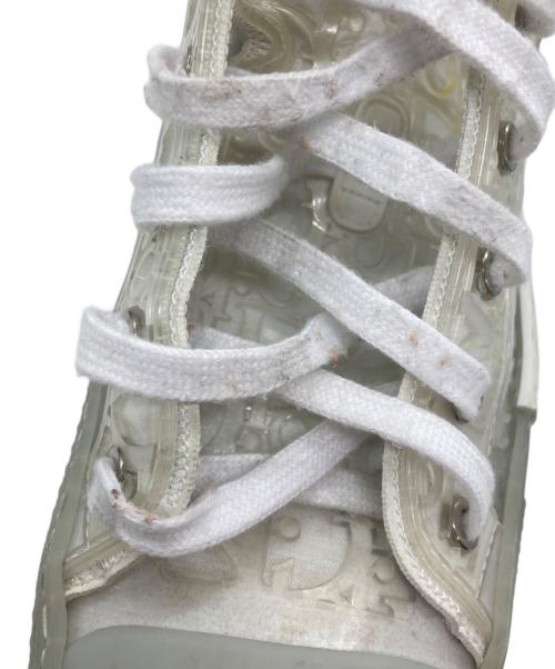 Dior（ディオール）Dior (ディオール) B23 クリア ハイカットスニーカー ホワイト サイズ:40の古着・服飾アイテム