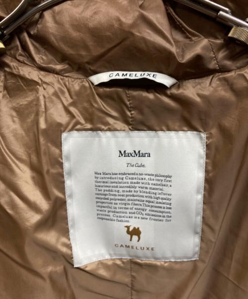 MaxMara（マックスマーラ）MaxMara (マックスマーラ) フーデッドダウンポンチョ ブラウン サイズ:Sの古着・服飾アイテム