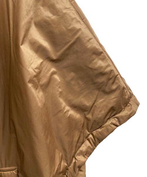 MaxMara（マックスマーラ）MaxMara (マックスマーラ) フーデッドダウンポンチョ ブラウン サイズ:Sの古着・服飾アイテム