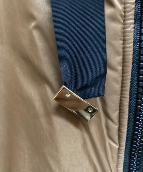 MaxMara（マックスマーラ）MaxMara (マックスマーラ) フーデッドダウンポンチョ ブラウン サイズ:Sの古着・服飾アイテム