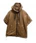 MaxMara（マックスマーラ）の古着「フーデッドダウンポンチョ」｜ブラウン