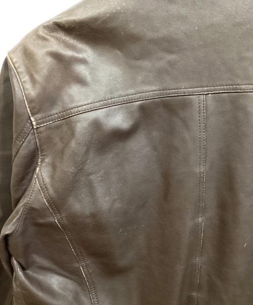 SELECTED（セレクテッド）SELECTED (セレクテッド) レザージャケット ブラウン サイズ:180/104Ａの古着・服飾アイテム