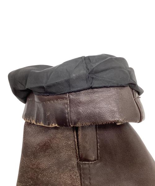 SELECTED（セレクテッド）SELECTED (セレクテッド) レザージャケット ブラウン サイズ:180/104Ａの古着・服飾アイテム