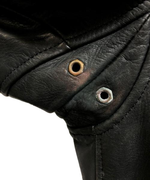 KADOYA（カドヤ）KADOYA (カドヤ) ダブルライダースジャケット ブラック サイズ:Lの古着・服飾アイテム