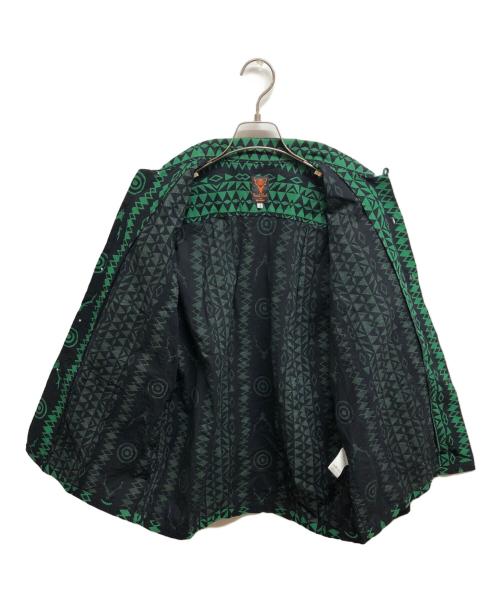 South2 West8（サウスツー ウエストエイト）south2 west8 (サウスツー ウエストエイト) BEAMS BOY (ビームスボーイ) 総柄シャツ グリーン サイズ:2の古着・服飾アイテム