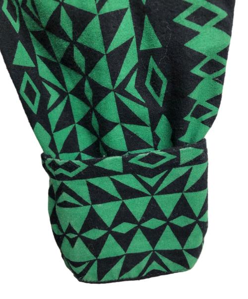 South2 West8（サウスツー ウエストエイト）south2 west8 (サウスツー ウエストエイト) BEAMS BOY (ビームスボーイ) 総柄シャツ グリーン サイズ:2の古着・服飾アイテム