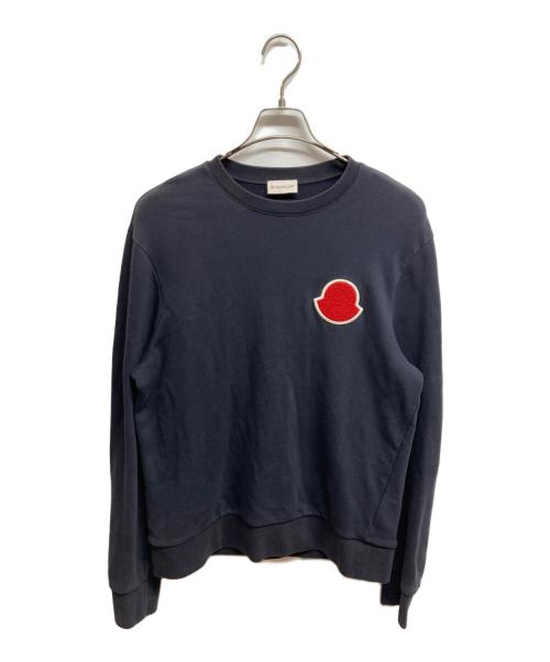 MONCLER（モンクレール）MONCLER (モンクレール) ビッグロゴワッペンスウェット ネイビー サイズ:Lの古着・服飾アイテム