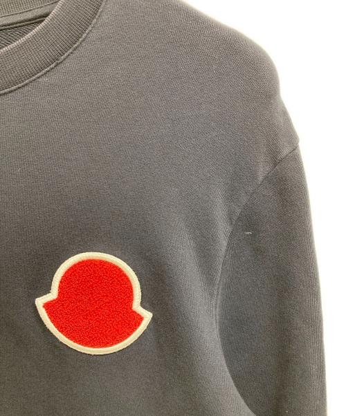 MONCLER（モンクレール）MONCLER (モンクレール) ビッグロゴワッペンスウェット ネイビー サイズ:Lの古着・服飾アイテム