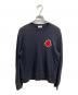 MONCLER（モンクレール）の古着「ビッグロゴワッペンスウェット」｜ネイビー