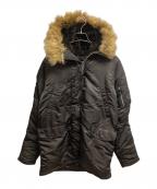 ALPHAアルファ）の古着「N-3B フライトジャケット」｜ブラウン