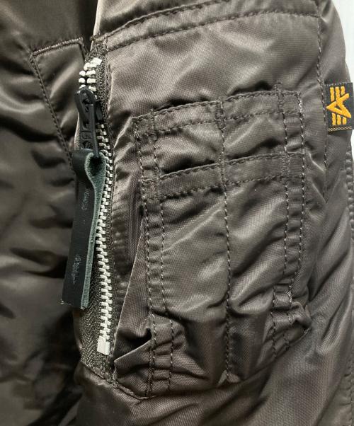 ALPHA（アルファ）ALPHA (アルファ) N-3B フライトジャケット ブラウン サイズ:Lの古着・服飾アイテム