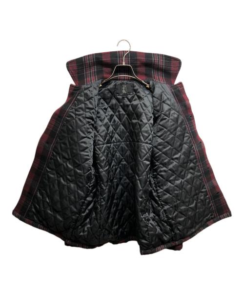 Hysteric Glamour（ヒステリックグラマー）Hysteric Glamour (ヒステリックグラマー) 中綿シャツジャケット レッド サイズ:Lの古着・服飾アイテム
