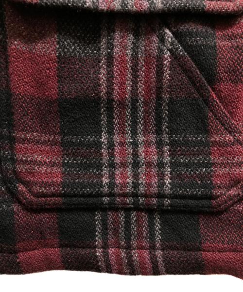 Hysteric Glamour（ヒステリックグラマー）Hysteric Glamour (ヒステリックグラマー) 中綿シャツジャケット レッド サイズ:Lの古着・服飾アイテム