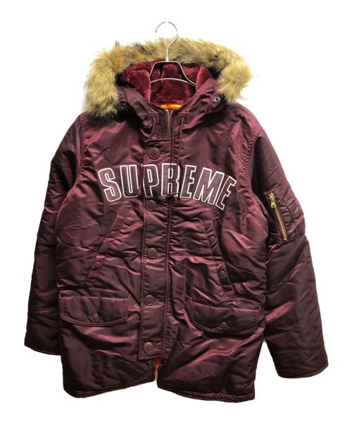 SUPREME（シュプリーム）Supreme (シュプリーム) 16FW Arc Logo N-3B Parka レッド サイズ:Mの古着・服飾アイテム