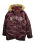 Supreme（シュプリーム）の古着「16FW Arc Logo N-3B Parka」｜レッド