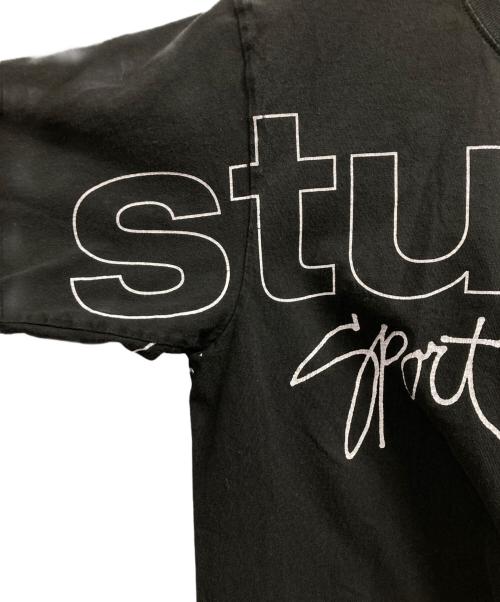 stussy（ステューシー）stussy (ステューシー) ロゴTシャツ ブラック サイズ:Sの古着・服飾アイテム