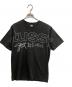 stussy（ステューシー）の古着「ロゴTシャツ」｜ブラック