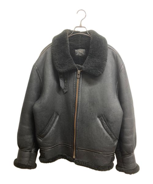 aviation（アビエーション）AVIATION (アビエーション) B-3 フライトジャケット ブラック サイズ:LLの古着・服飾アイテム