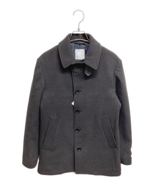 SHIPS（シップス）SHIPS (シップス) スーパー120'S メルトン シングル ピーコート ブラウン サイズ:S 未使用品の古着・服飾アイテム