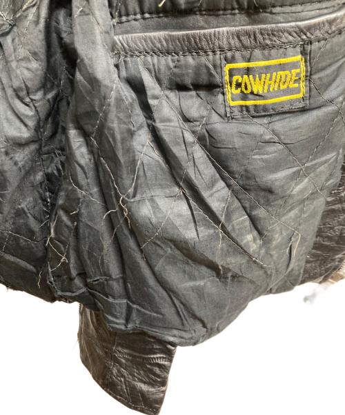 echtes leder（エヒテス レーダァ）echtes leder (エヒテス レーダァ) ライダースジャケット ブラック サイズ:46の古着・服飾アイテム