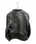 echtes leder (エヒテス レーダァ) ライダースジャケット ブラック サイズ:46：8000円