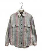 RRLダブルアールエル）の古着「ネルシャツ」｜グレー