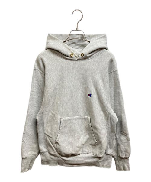 Champion REVERSE WEAVE（チャンピオン リバース ウィーブ）Champion REVERSE WEAVE (チャンピオン リバース ウィーブ) 90sプルオーバーパーカー グレー サイズ:Mの古着・服飾アイテム