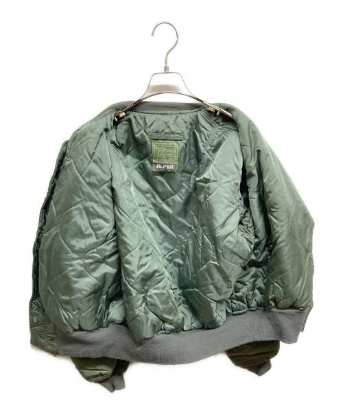 ALPHA（アルファ）ALPHA (アルファ) M‐1フライトジャケット オリーブ サイズ:Mの古着・服飾アイテム