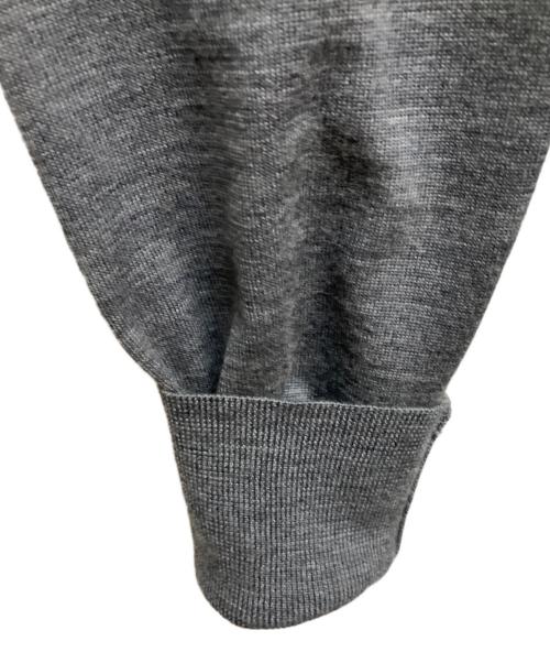 NEIL BARRETT（ニールバレット）NEIL BARRETT (ニールバレット) バイカラー スリムフィット プルオーバー レーヨンニット ブラック サイズ:Mの古着・服飾アイテム