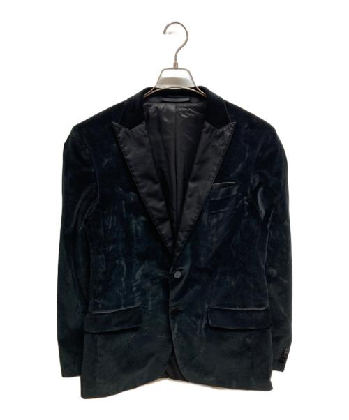HUGO BOSS（ヒューゴ ボス）HUGO BOSS (ヒューゴ ボス) テーラードジャケット ブラック サイズ:48の古着・服飾アイテム