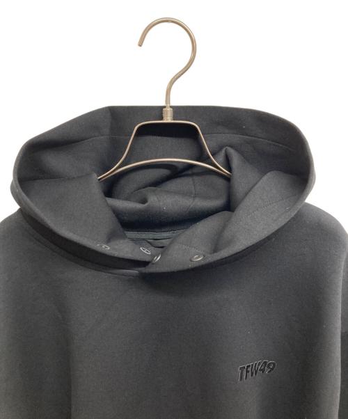 TFW49（ティーエフダブリューフォーティーナイン）TFW49 (ティーエフダブリューフォーティーナイン) CARDBOARD L/S HOODIE ブラック サイズ:Lの古着・服飾アイテム
