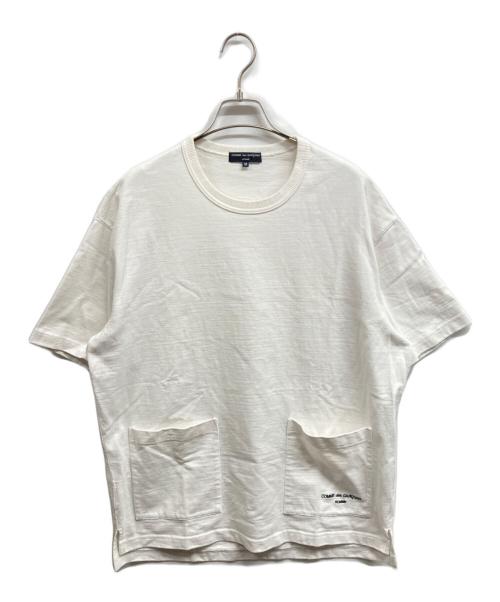 COMME des GARCONS（コムデギャルソン）COMME des GARCONS (コムデギャルソン) 綿度詰天竺ポケットTシャツ ホワイト サイズ:Mの古着・服飾アイテム